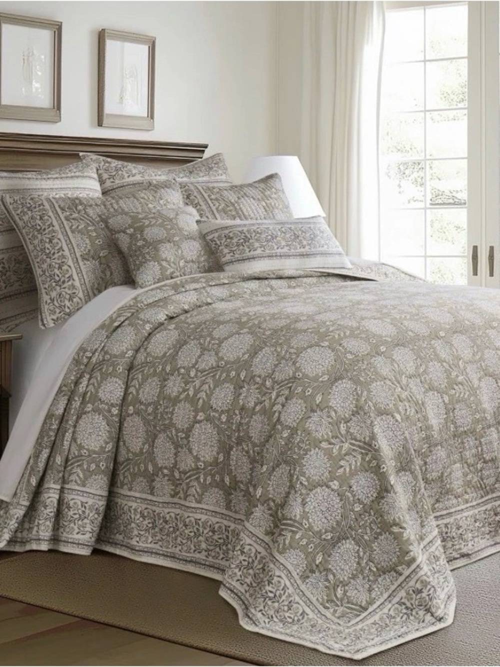 Levtex Home Adare taupe Quilt Set 3 Pc - King